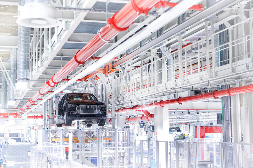 Audi on the road toward CO2-neutral production sites